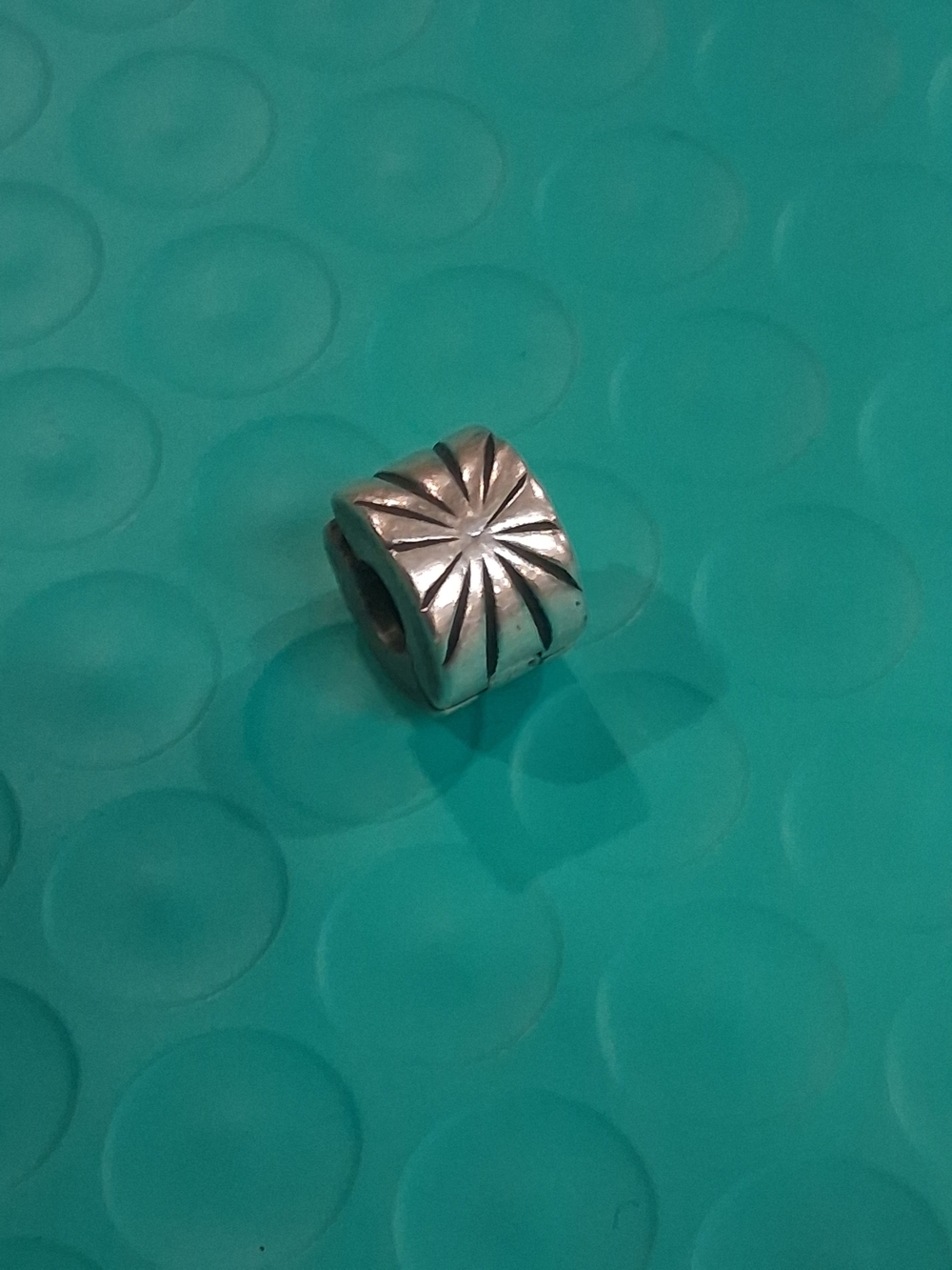 Pandora Silver Sunburst Clip Charm